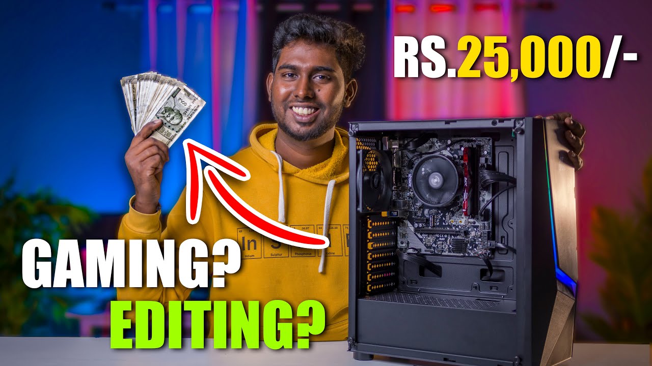 Rs.25,000/- Gaming & Editing PC BUILD? | BEST Budget Gaming & Editing PC? | Build Ur Own PC