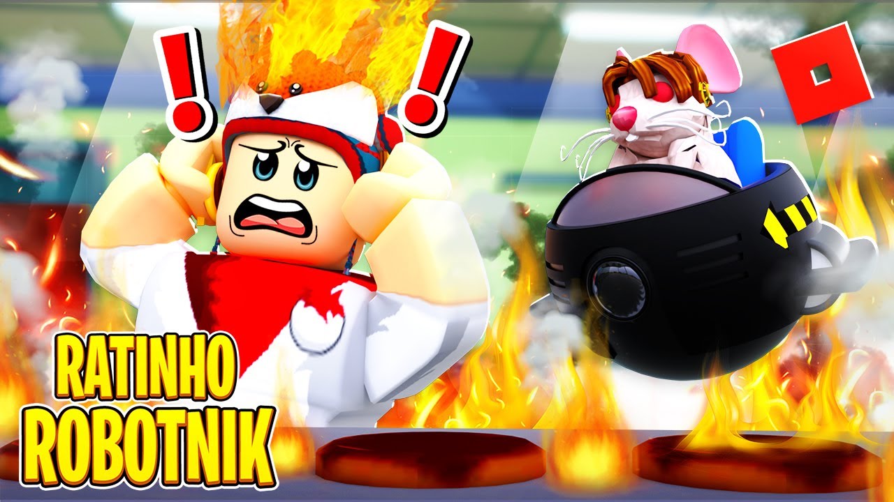 RATINHO ROBOTNIK ATACOU A HAMBURGUERIA NO ROBLOX😆 Cook Burgers