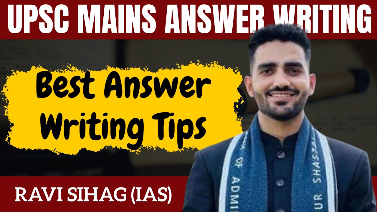 UPSC  Mains Answer Writing Tips By Ravi Sihag IAS | Best Answer Writing Strategy By Ravi Sihag IAS