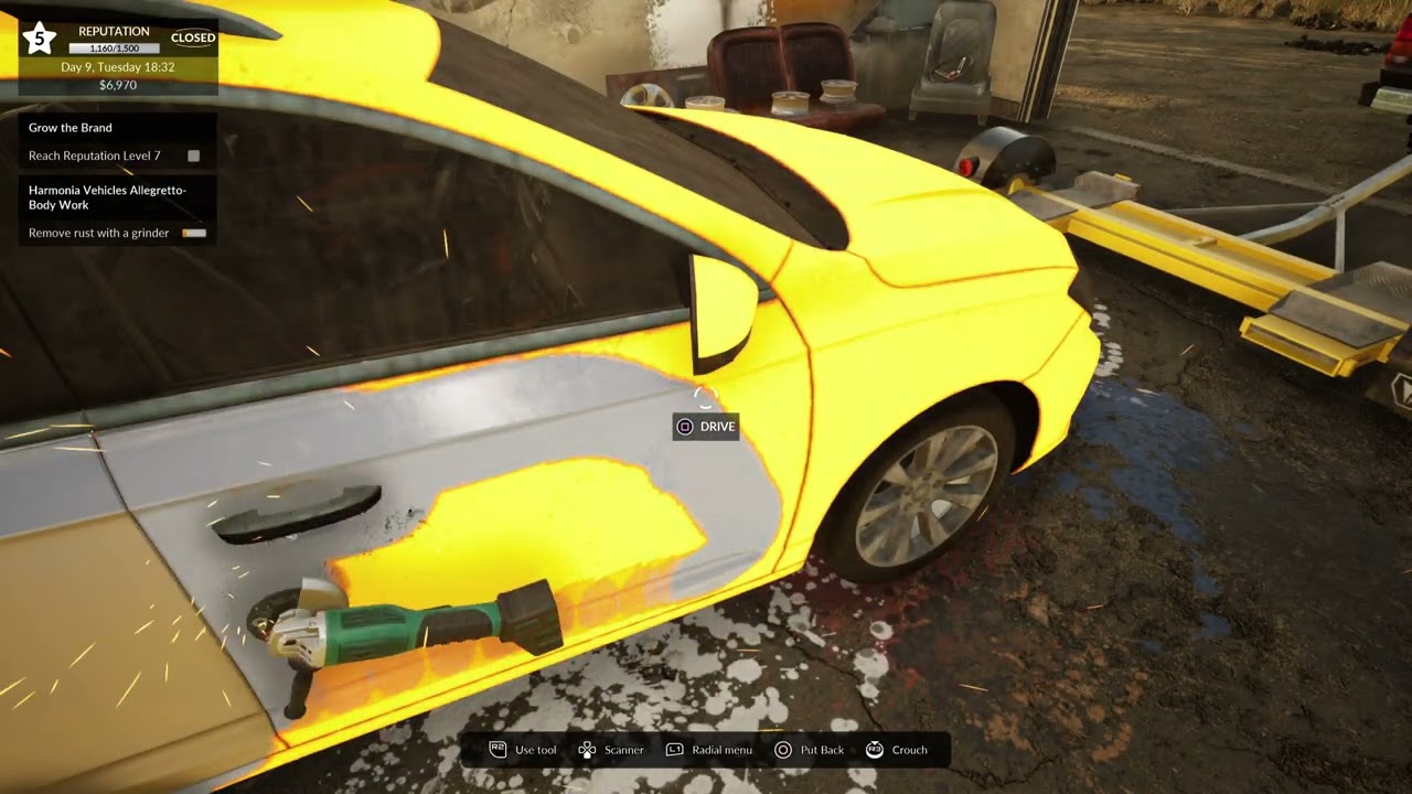 Car Dealer Simulator PS5 pure profit from wrecks