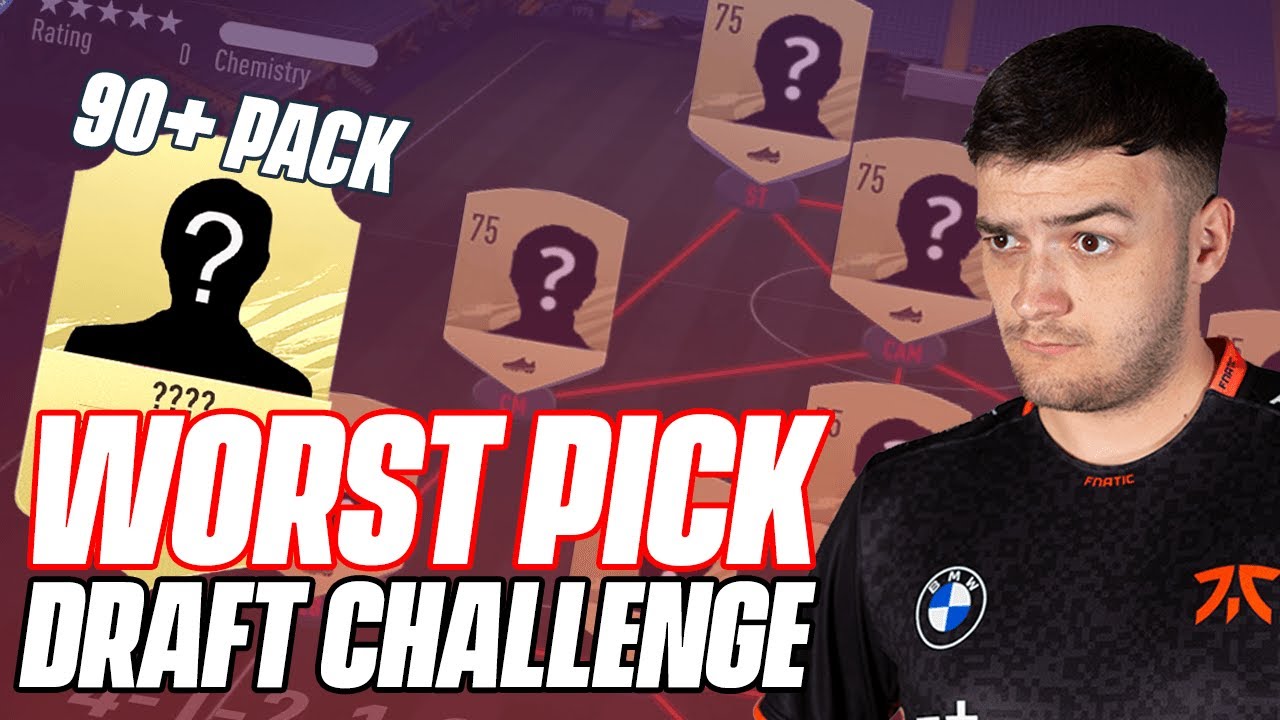 I WON A FUT DRAFT WITH THE WORST TEAM ON FIFA 21!!!