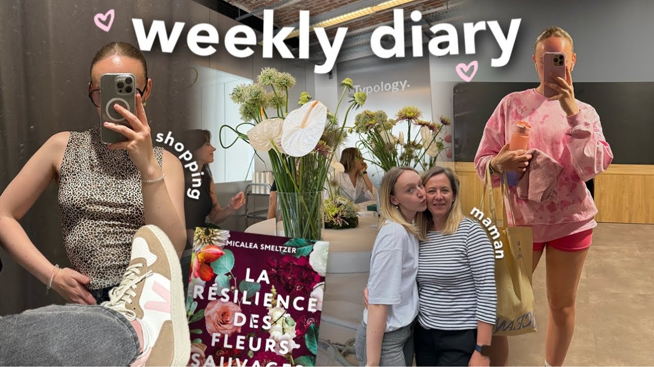 weekly diary - j'arrête la skincare, unboxing, nouvelles habitudes & more