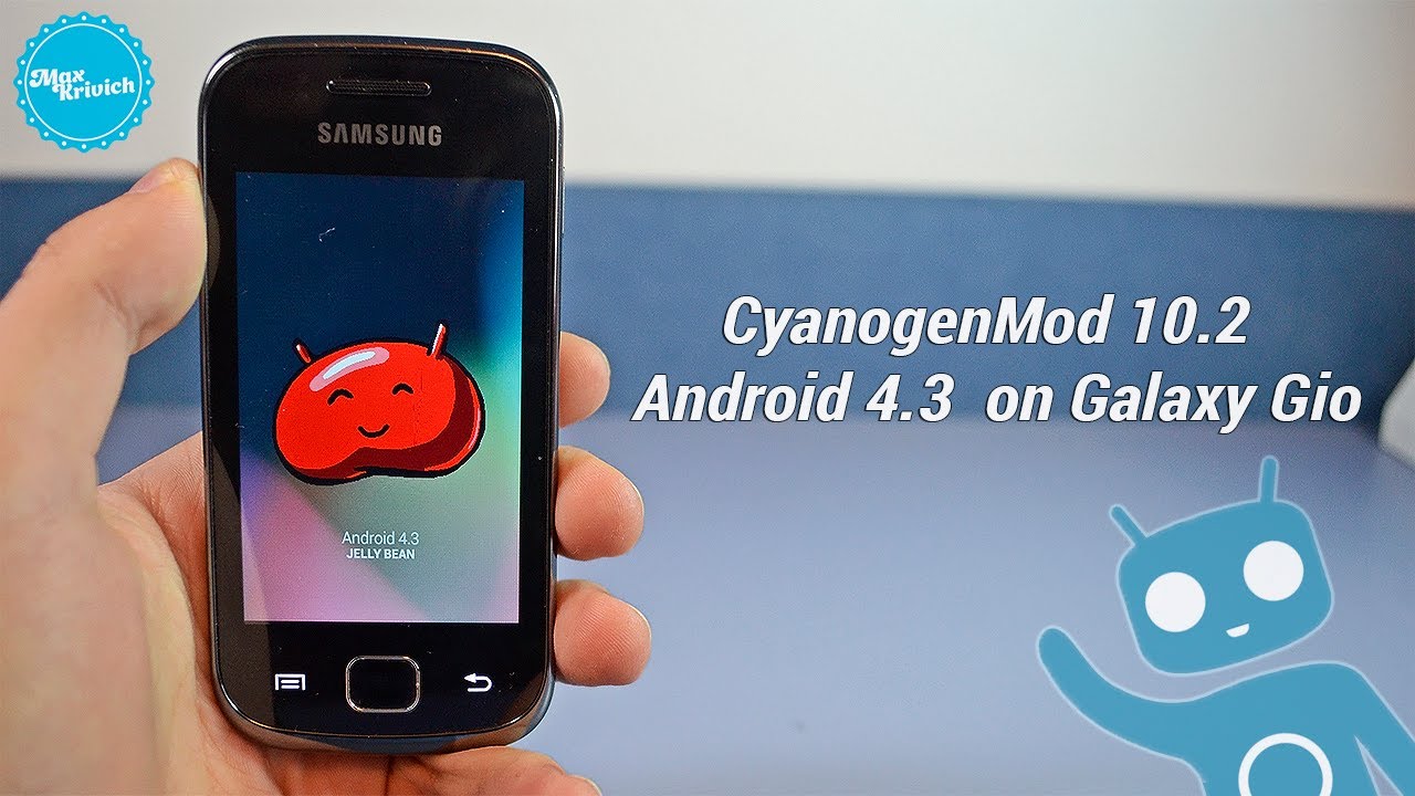 CyanogenMod 10.2(Android4.3/Jelly Bean) на Galaxy Gio