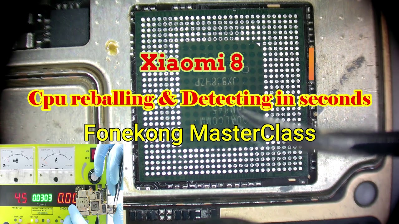 【Xiaomi 8】 Cpu/Pmu detecting in seconds with #FonekongScope & Cpu swapping tricks