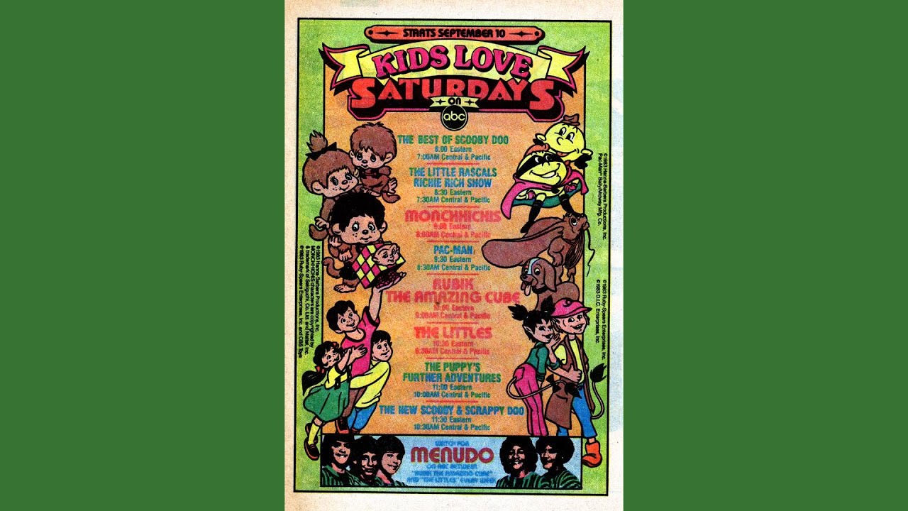 ABC Saturday Morning Cartoon Line up 1983!