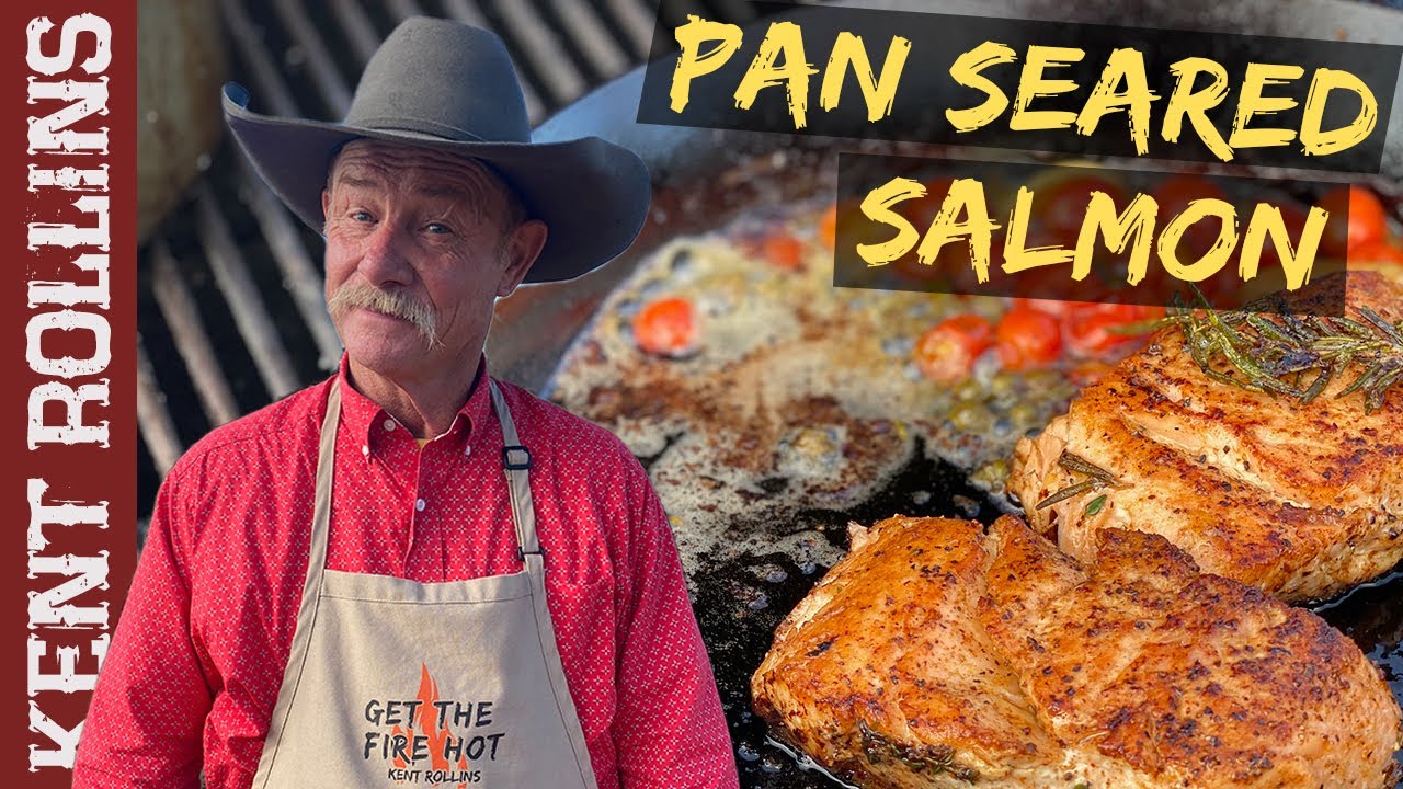 Crispy Pan Seared Salmon | How to Sear Salmon in a Cast Iron Skillet