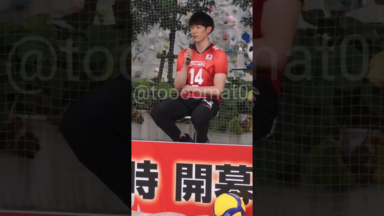 230903 石川祐希 西田有志 髙橋藍 MIYASHITAPARK トークショー 最後のMC