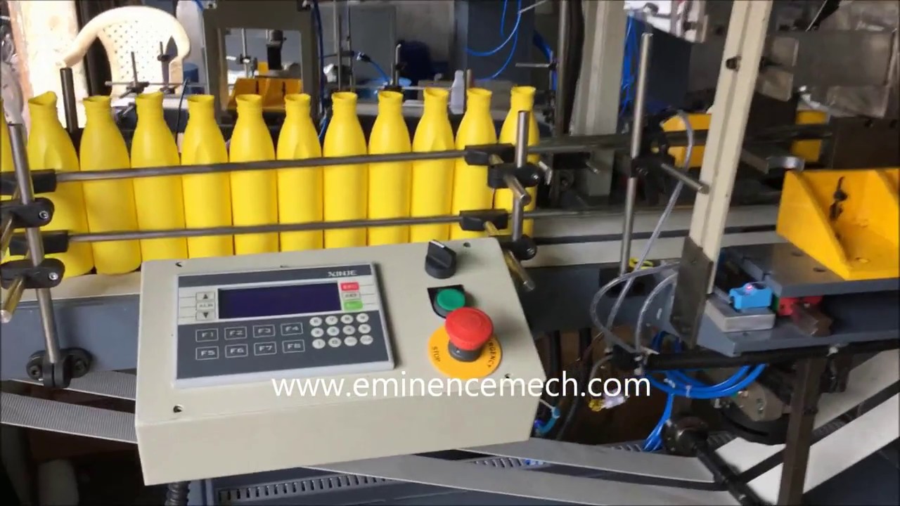 Bottle Universal Deflashing Machine with Bottom Pinch off Attachment