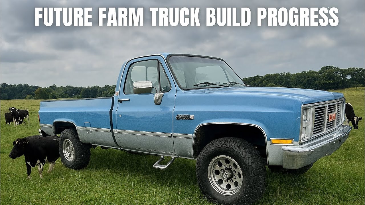 Squarebody about to be a functional pleasure and farm truck GMC Sierra classic 2500 4 x 4 upgrades