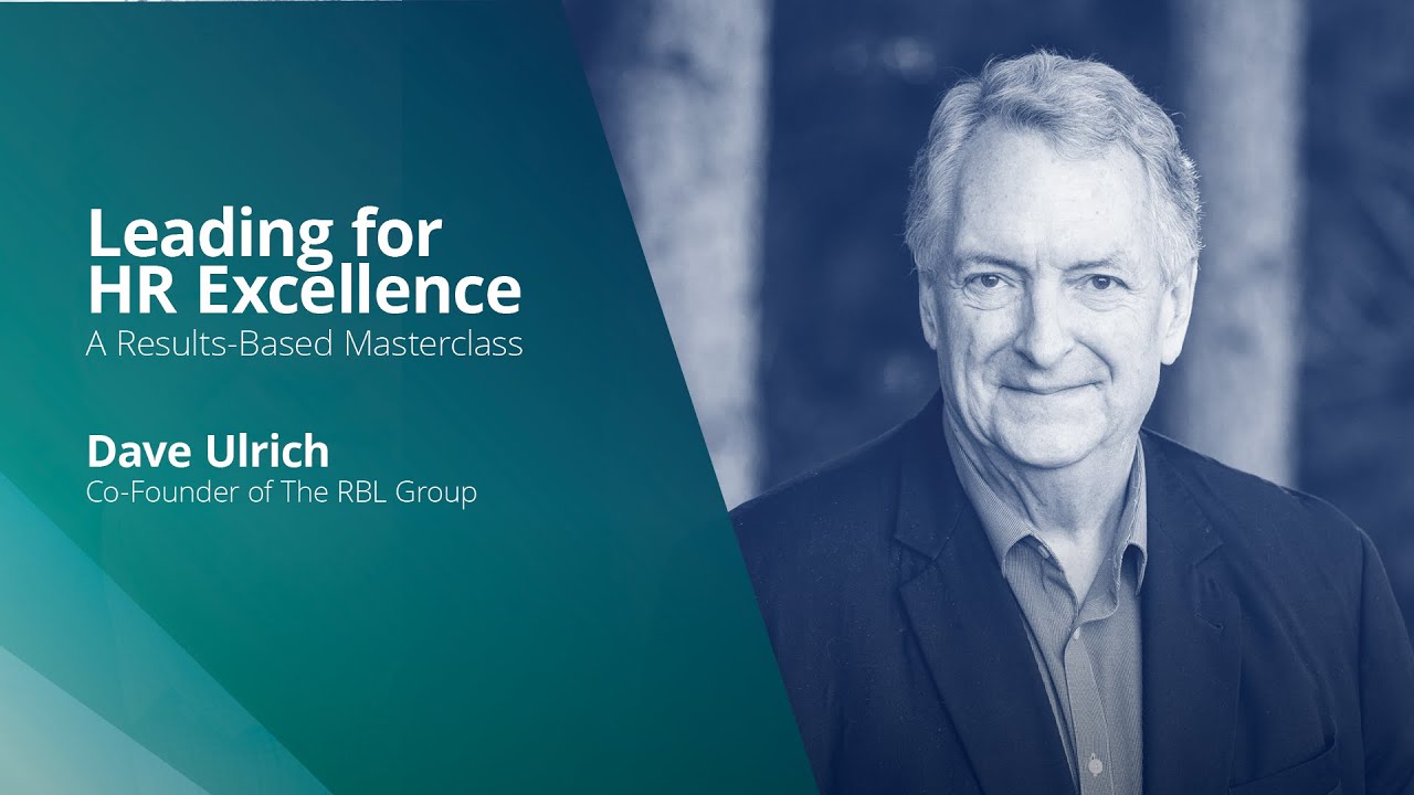 Leading for HR Excellence - A results-based guided learning journey