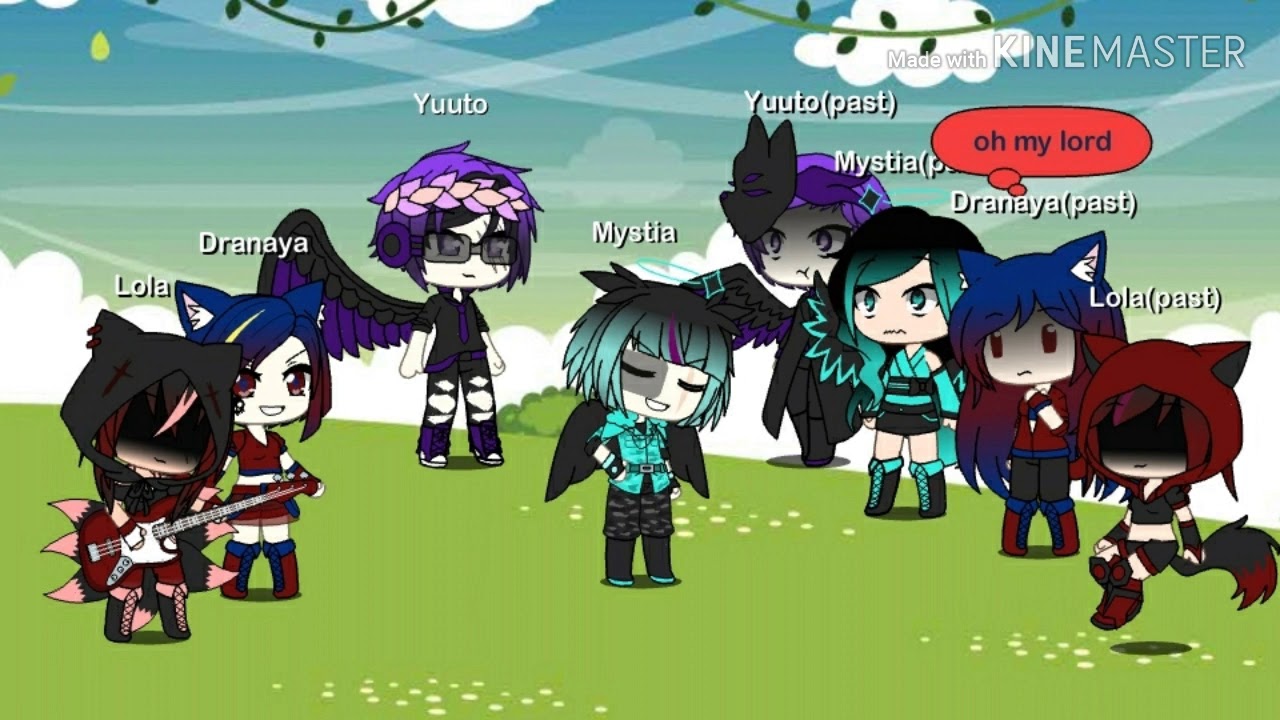 Gacha singing battle present vs past (read description)