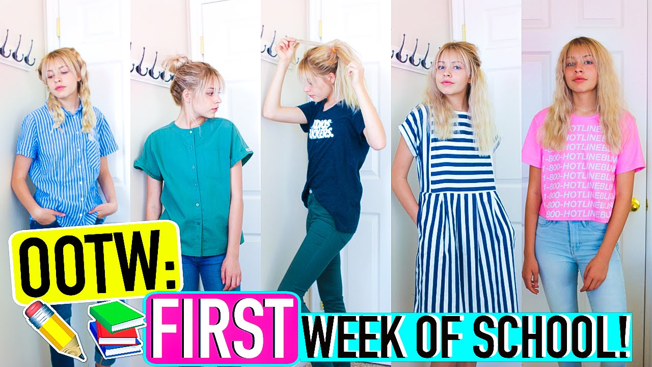 OOTW: THE FIRST WEEK OF SCHOOL // OUTFIT IDEAS