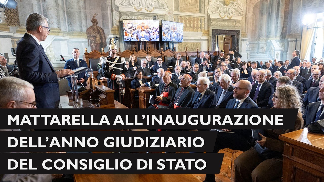 Mattarella all'inaugurazione dell’Anno Giudiziario del Consiglio di Stato