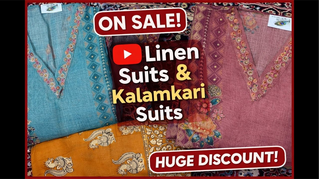 😍aaj raat ki badi sale!designer suits pr bumper sale