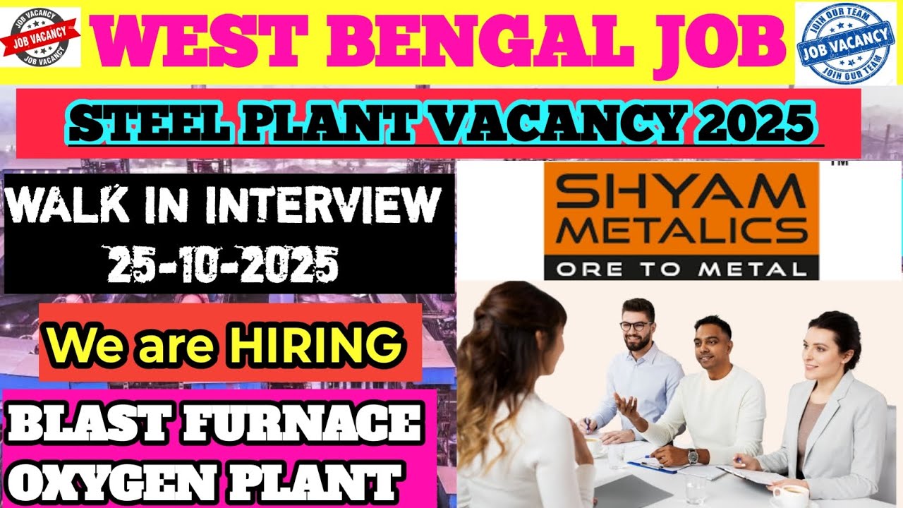 Shyam Matelics Recruitment 2025 | Shyam Matelics Vacancy 2025 | Walk In Interview Shyam Matelics Job