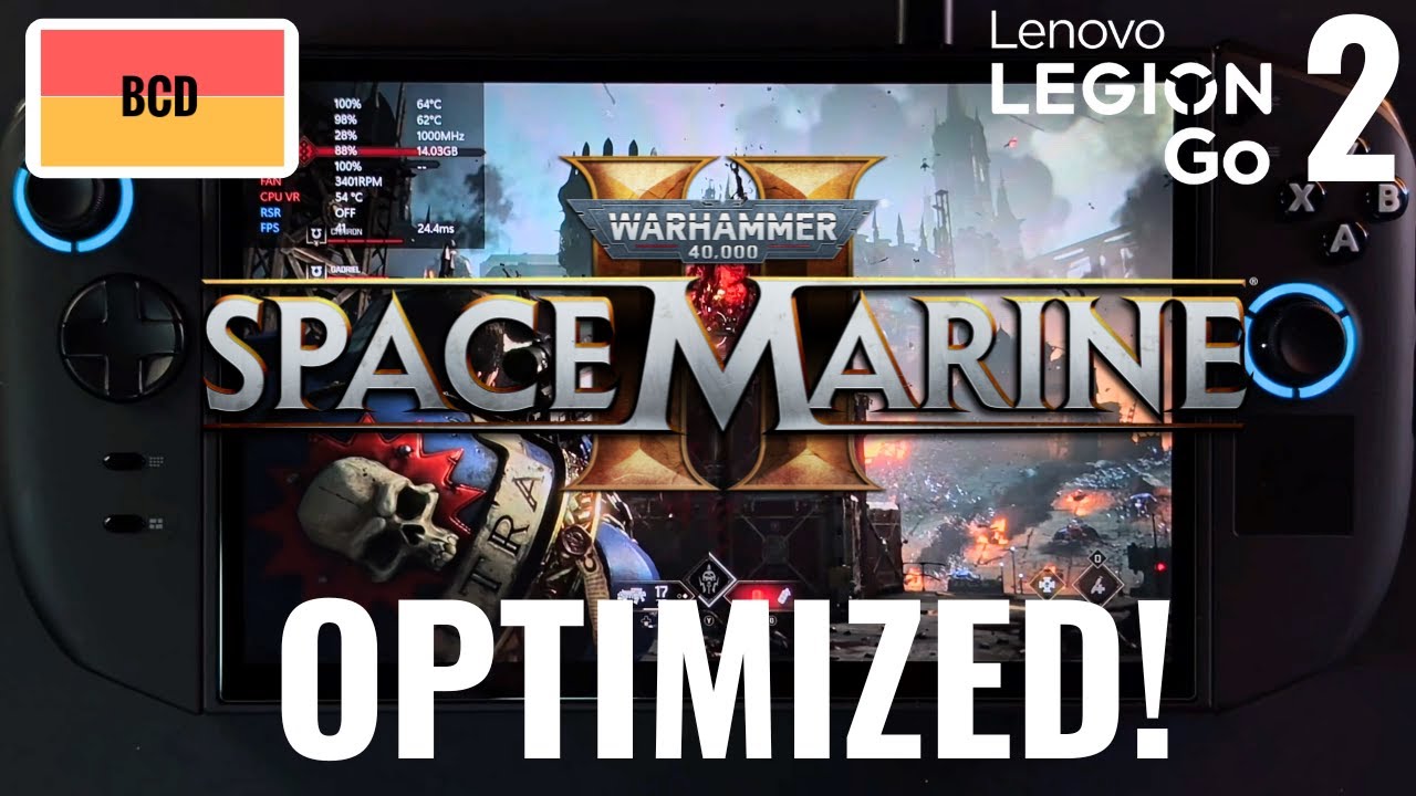 Lenovo Legion Go 2 X Warhammer 40,000: Space Marine 2 | Оптимизированные настройки