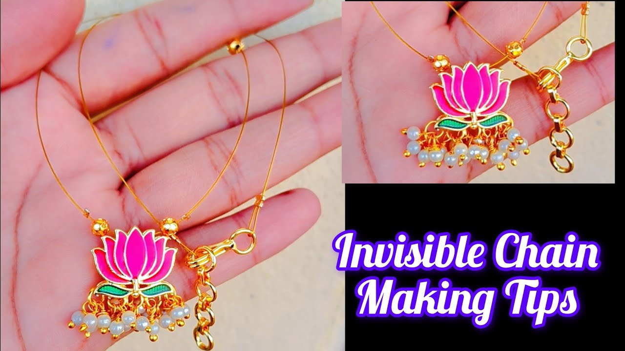 Invisible Chain Making Basic Tips // How to add Loreals #Invisible chain #diy 