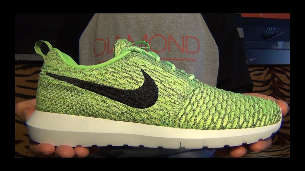 Видеообзор Nike Flyknit Rosherun 