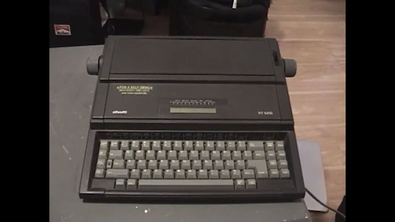 Olivetti RT 5400 electronic typewriter (1993)