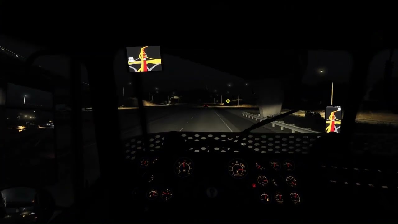 American Truck Simulación. Mods Lluvia y tormenta En la Noche Vehículo K.100 3 ejes 10 ruedas De Ke