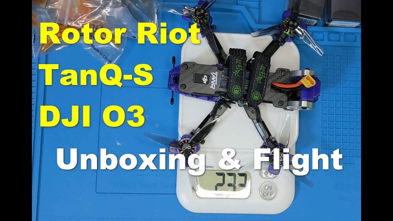 TANQ-S Unboxing & maiden flight / Rookie / Rotorriot 3.5inch FPV 드론