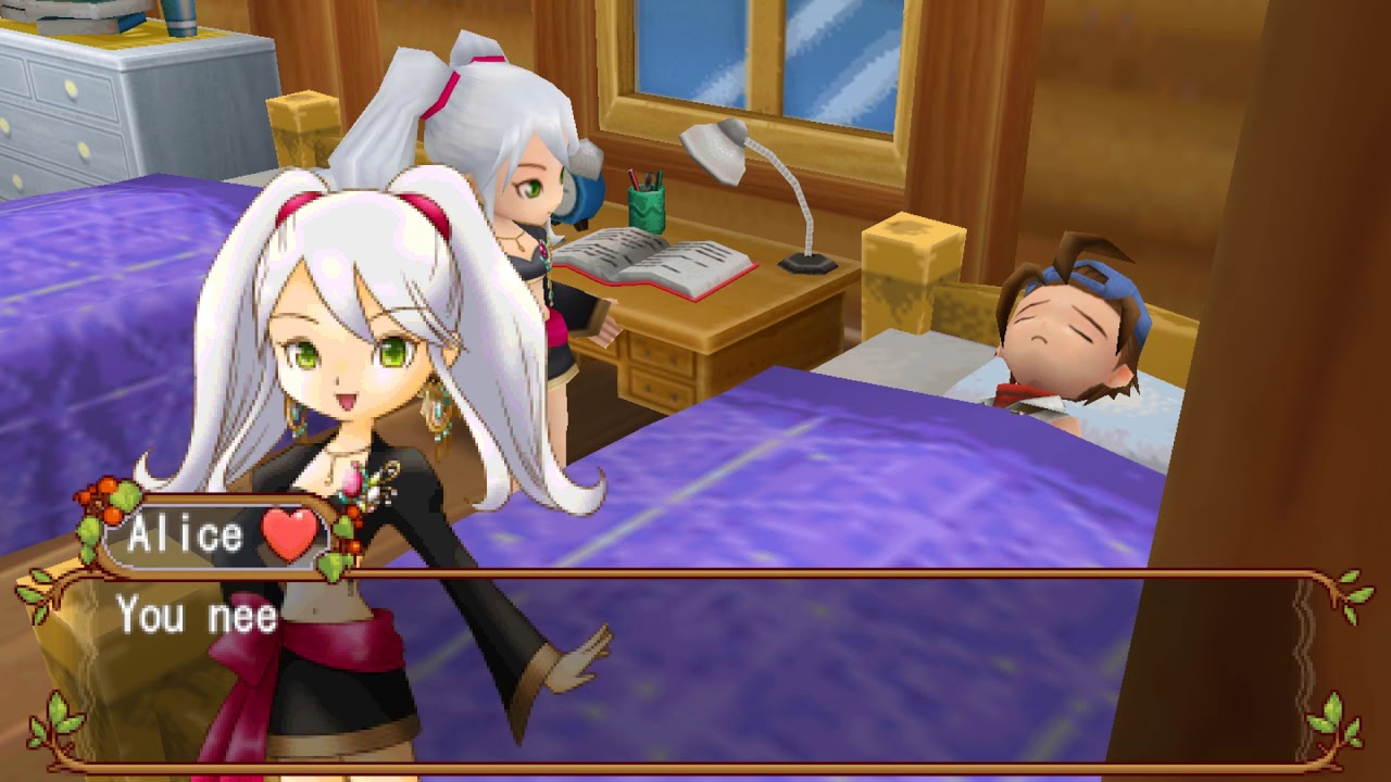 Harvest Moon HoLV - Get Sick then Treated by Alice