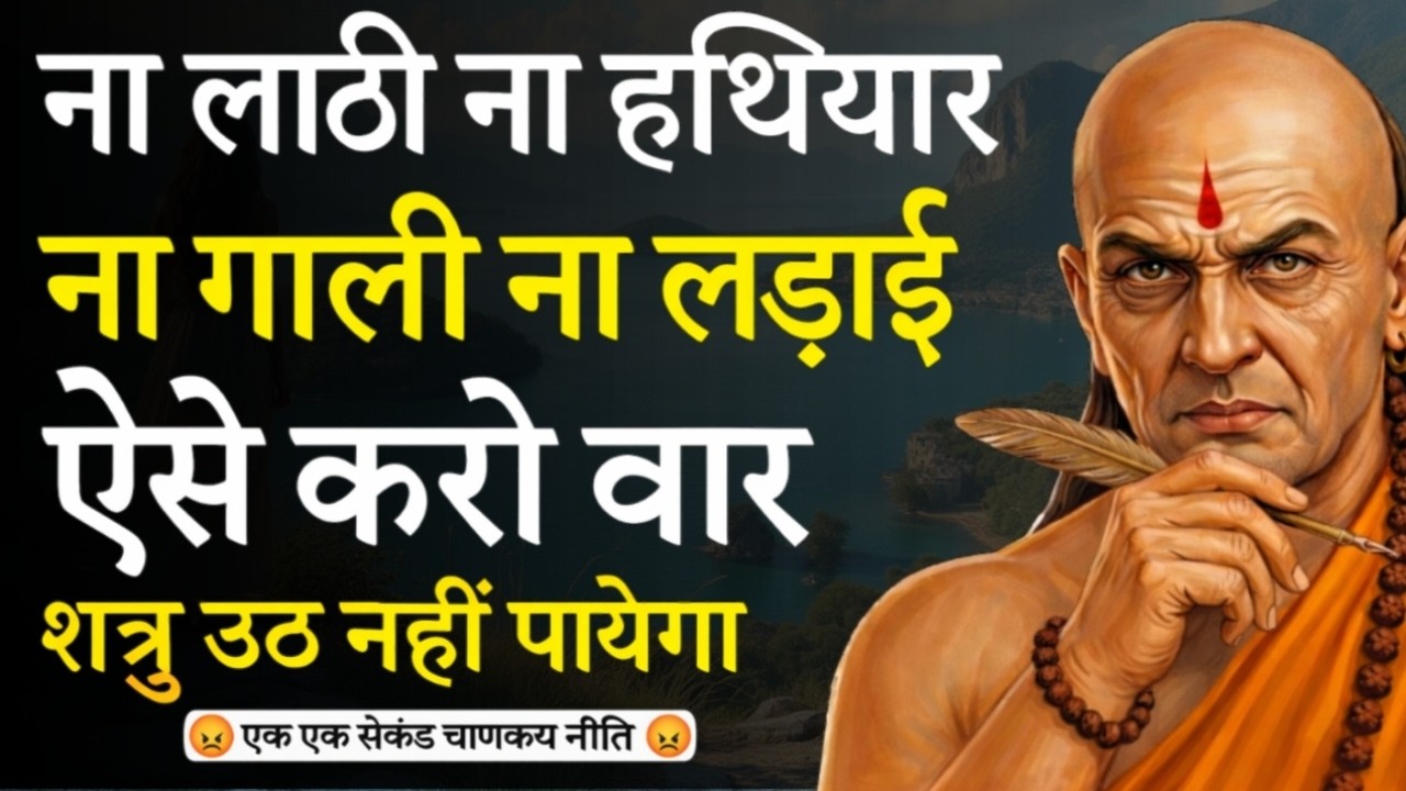 ना लाठी ना हथियार, ना गाली ना लड़ाई, ऐसे करो वार शत्रु उठ नहीं पाएगा | Chanakya Niti Motivational