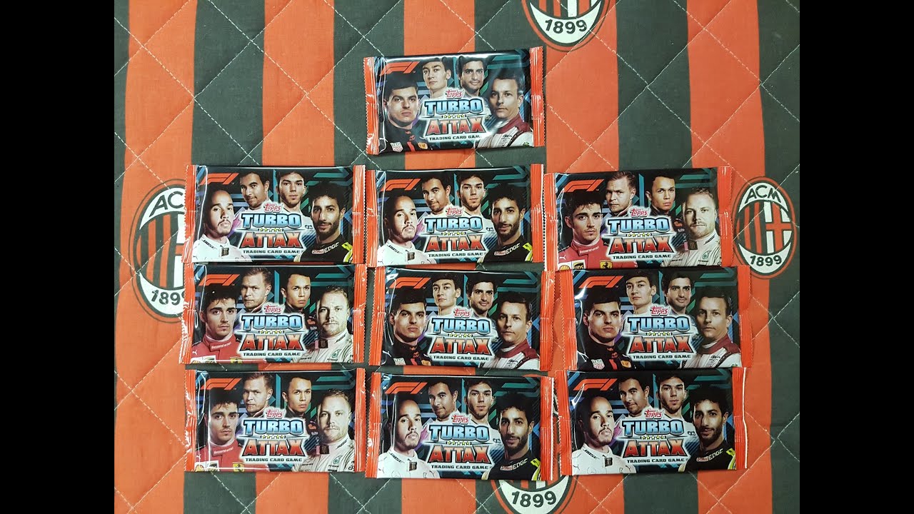 TOPPS TURBO ATTAX - FORMUŁA 1 - UNBOXING 10 SASZETEK - MOŻNA TRAFIĆ LIMITKI W SASZETKACH !!!
