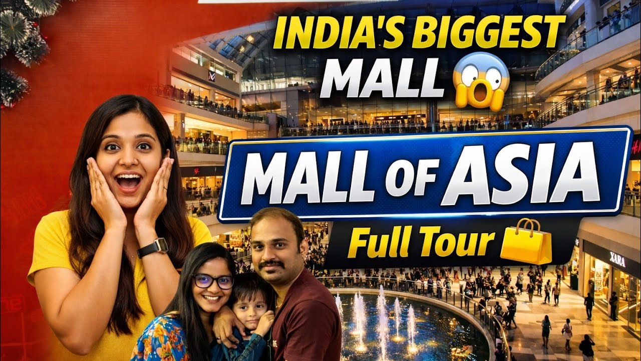 📍 Mall Of Asia Bangalore Christmas highlights &mdash; shopping, decorations & vibes #bangalorevlog #vlog 