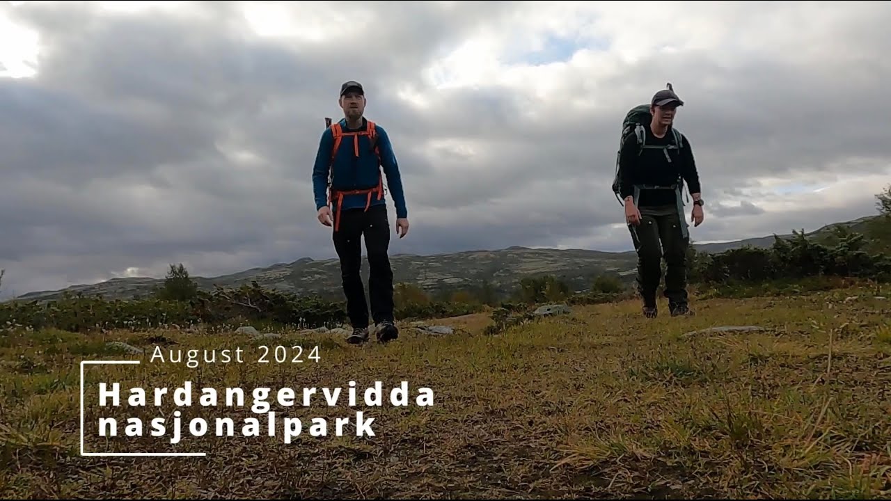 Trekanten Hardangervidda øst - 77 km på tre dager (hytte-til-hytte) Aug 2024