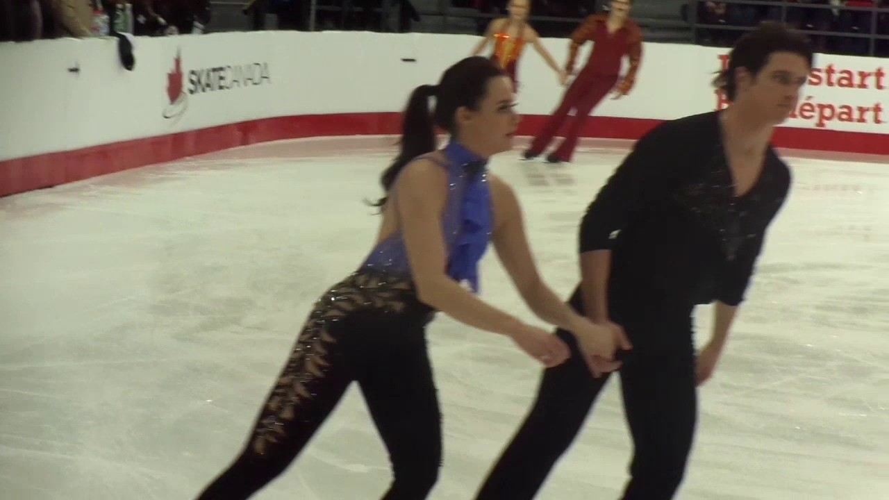 Tessa and Scott CTNSC17 Friday SD Warm Up, Pre skate, Post Skate