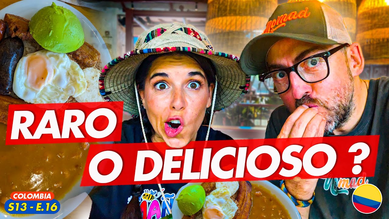 🇪🇦 ESPAÑOLES PROBANDO BANDEJA PAISA EN COLOMBIA 🇨🇴 MEDELLÍN