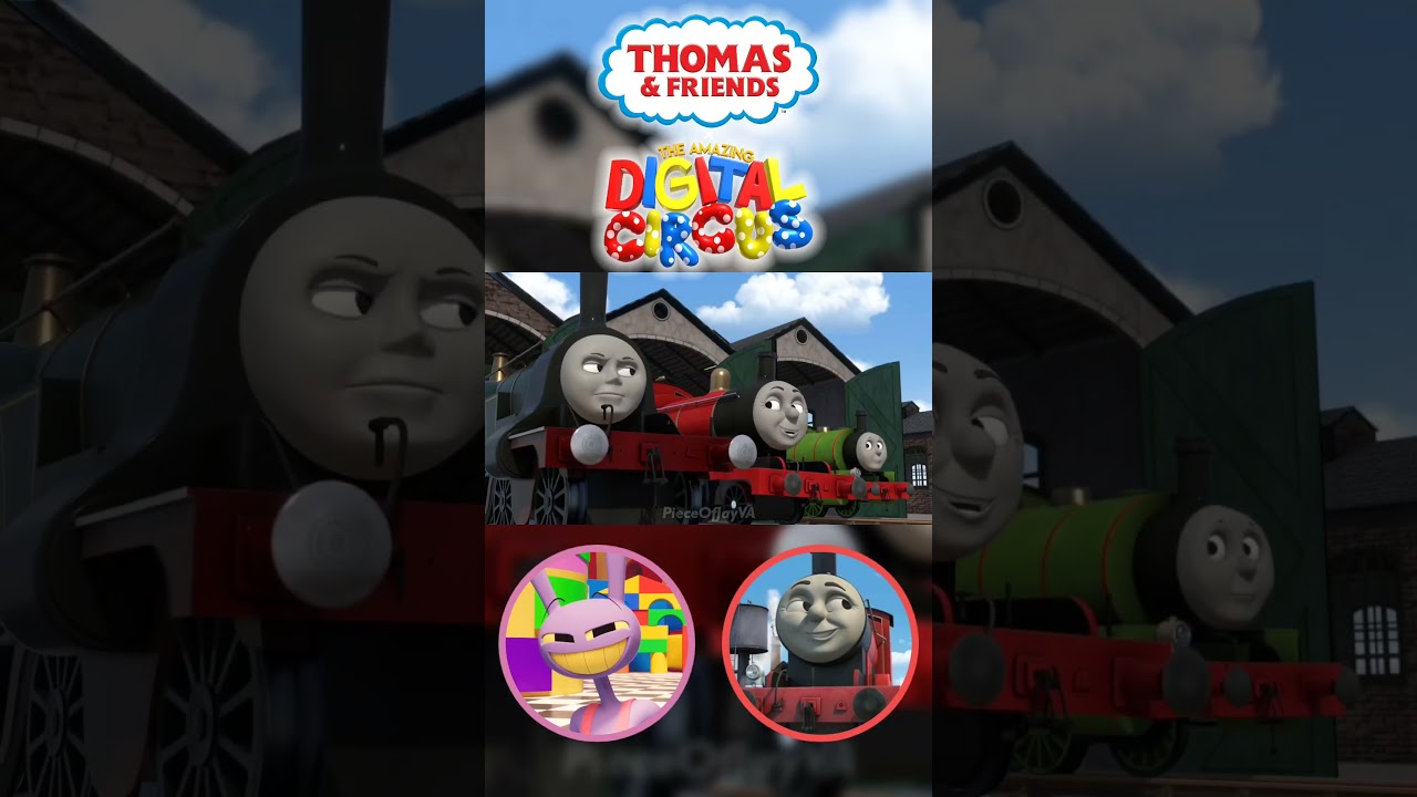 The Amazing Digital Circus/Thomas and Friends #blender #thomasandfriends #thomasthetankengine #tadc