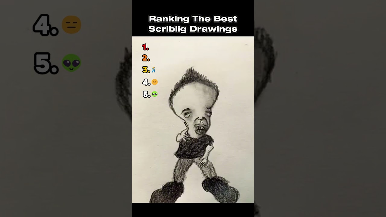 Ranking The Best Scriblig Drawings (Part 46) #ranking #funny #drawing