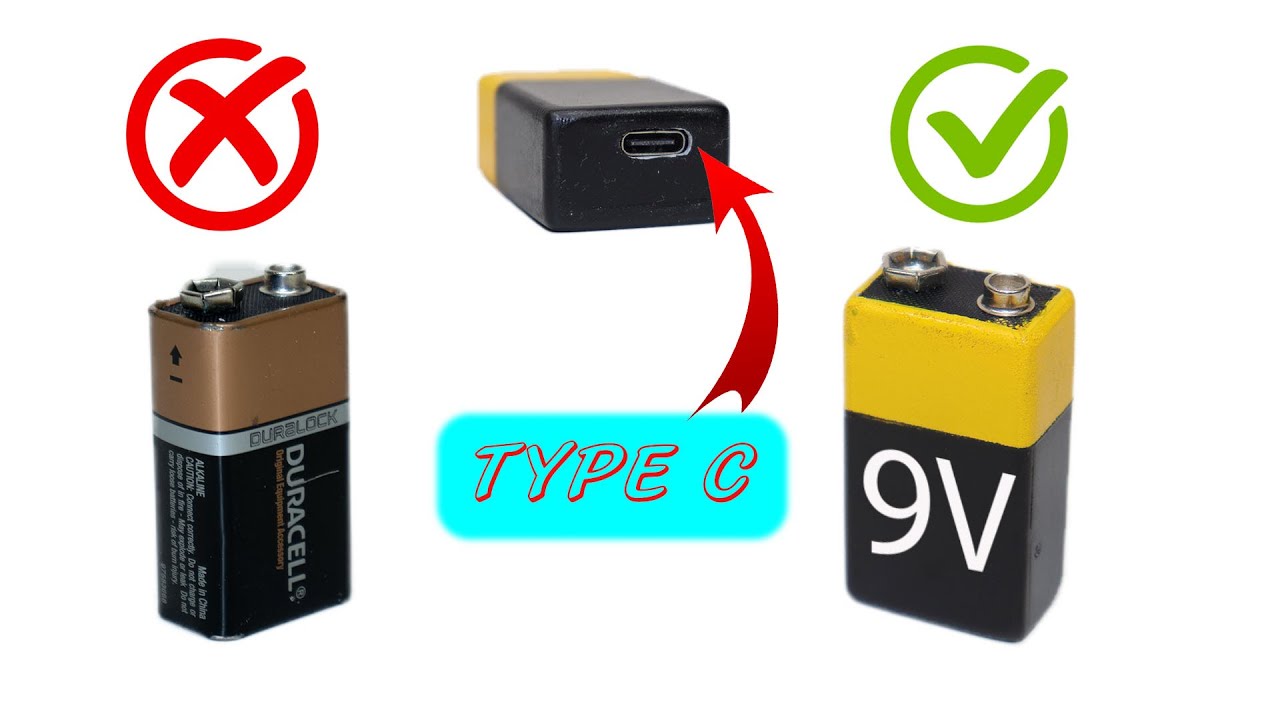 How To Make Rechargeable 9V Lithium Ion Battery