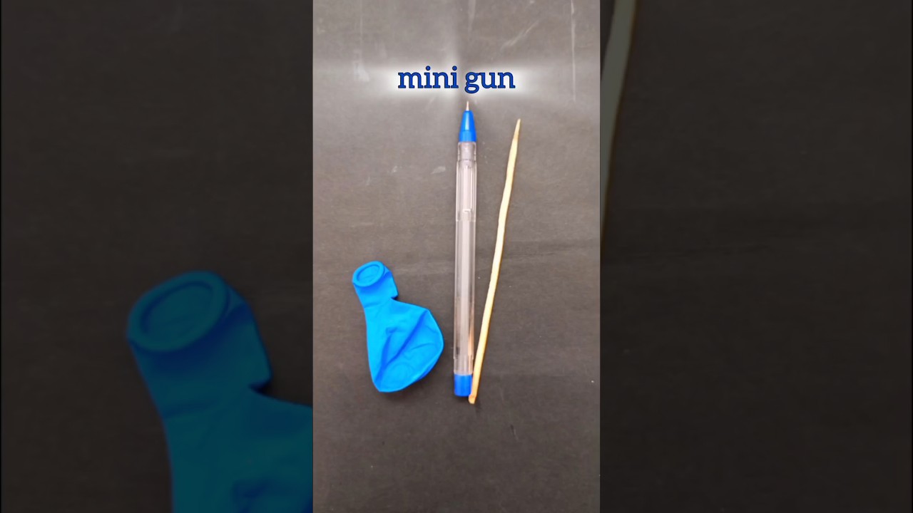 diy | MINI GUN ORIGAMI TUTORIAL | HOW TO MAKE PAPER MINI GUN CRAFTING #origami #shorts  #papercraft