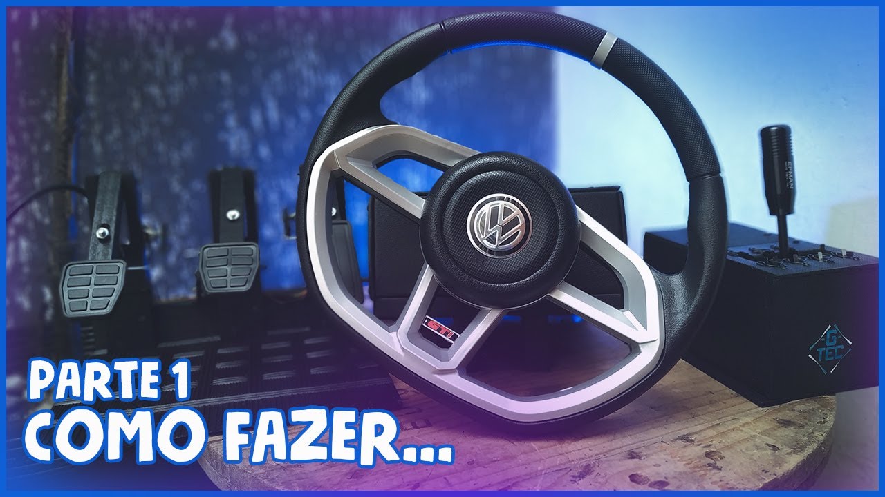 Como Fazer VOLANTE CASEIRO para PC | PARTE 1