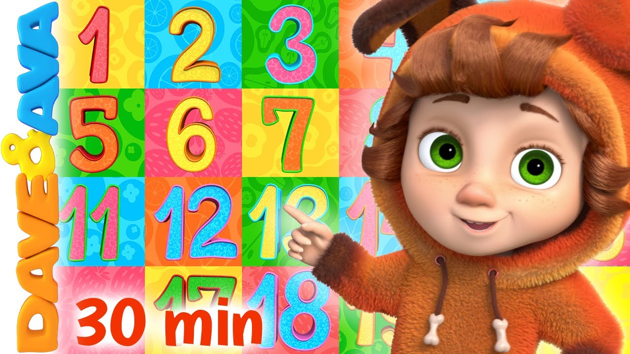 📚 Alice the Camel & More Counting Songs | Nursery Rhymes and Baby Songs by Dave and Ava 📚