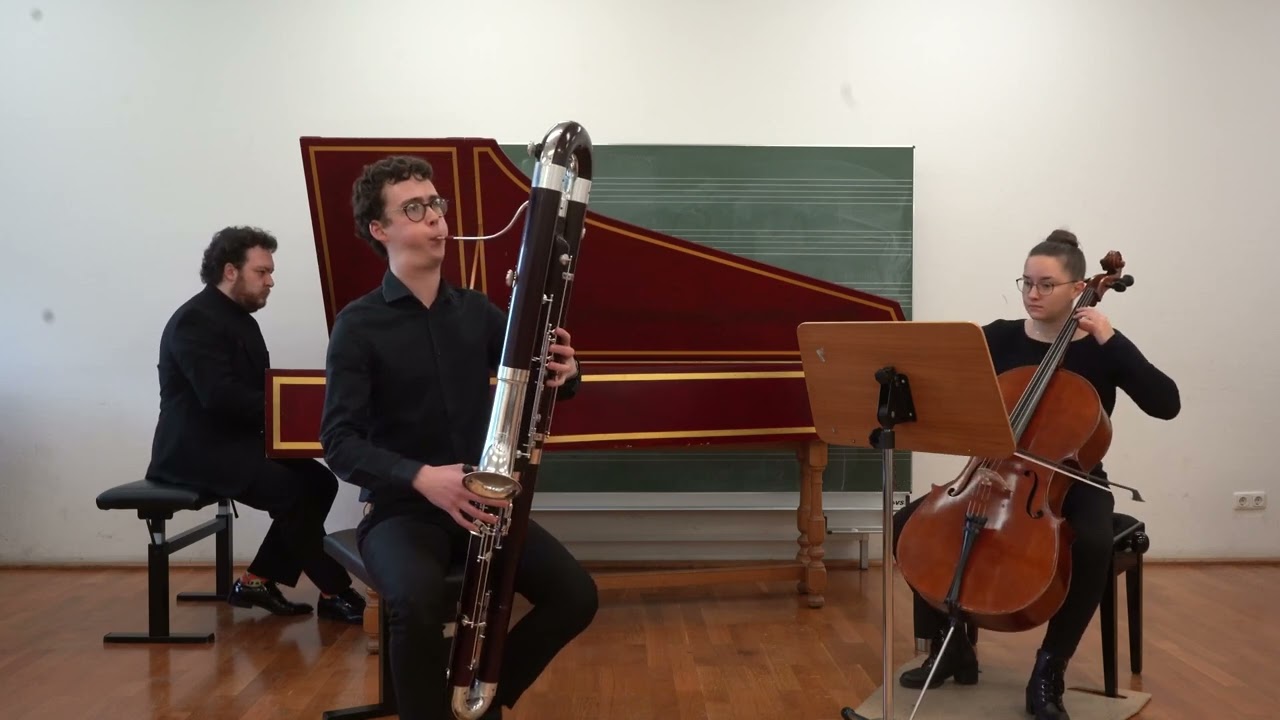 Sonata in F minor 1. Satz | Georg Philipp Telemann | Ashby Mayes, contrabassoon