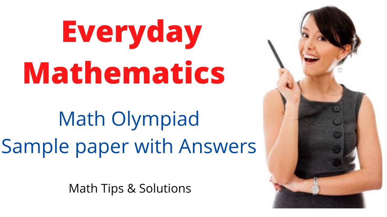 Maths Olympiad | IMO Class 6 Sample Paper with Solution | 2022| Everyday Mathematics