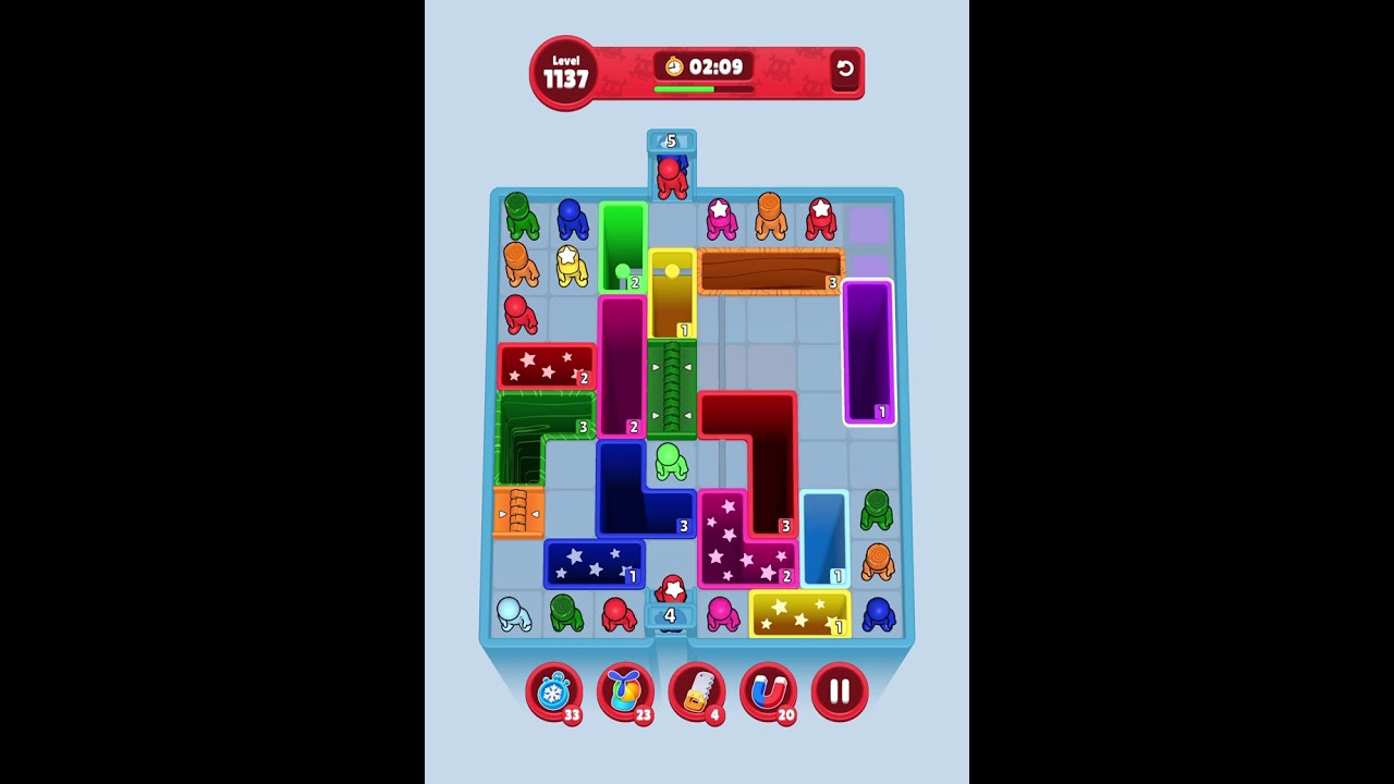Drop Away Level 1137 Solution Walkthrough #dropaway #walkthrough 