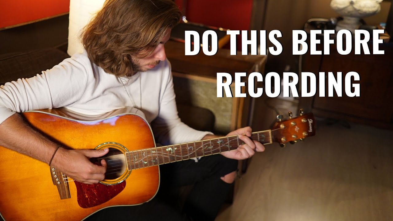 DO THIS BEFORE YOU START RECORDING! (PRE PRODUCTION)