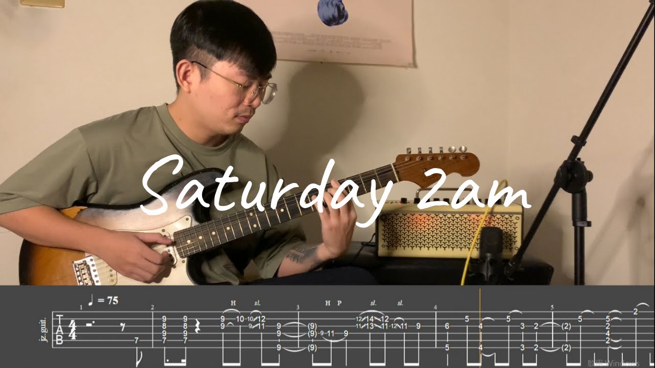 Saturday 2am | Lofi Hip Hop Guitar + Guitar TAB | Original
