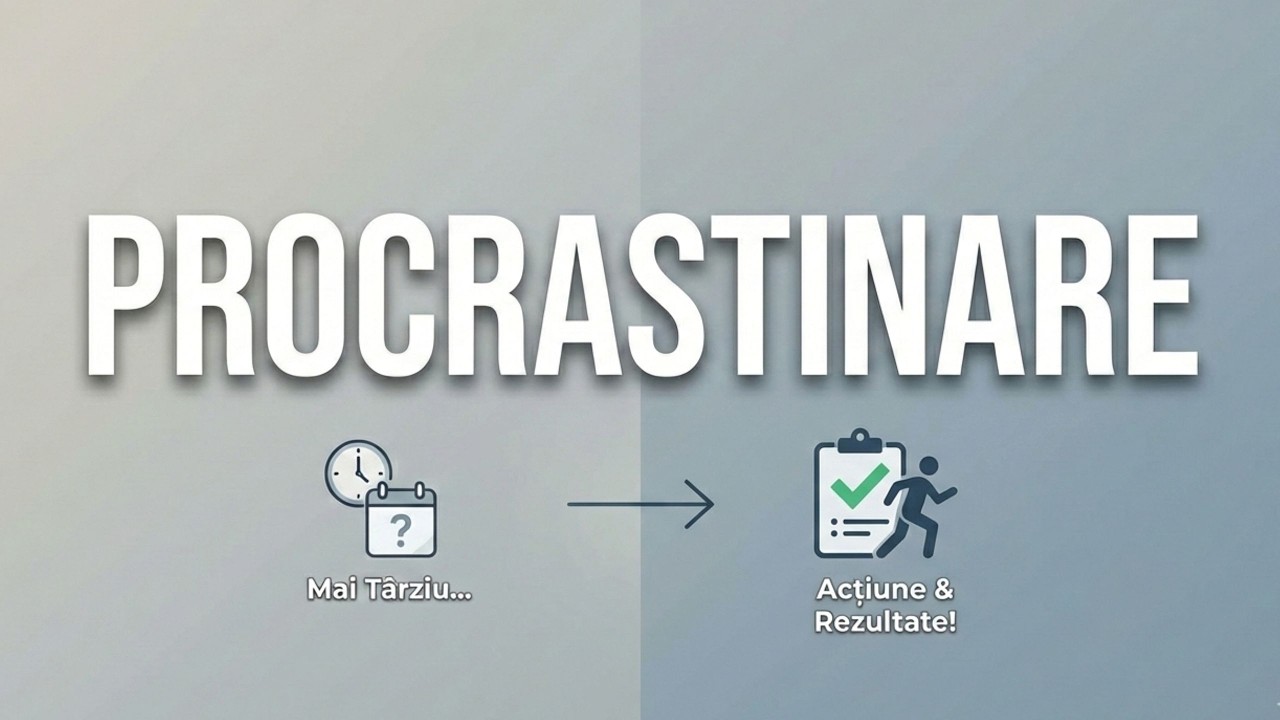 Tot ce trebuie sa stii despre PROCRASTINARE