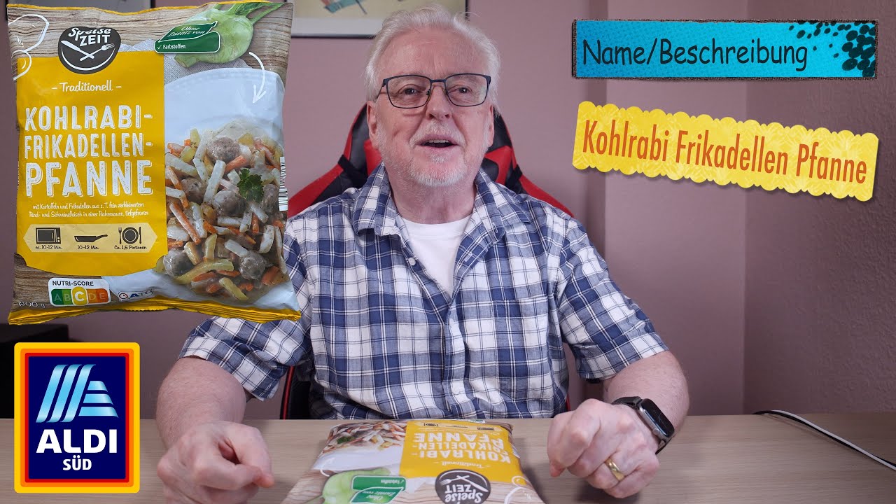 Kohlrabi Frikadellen Pfanne von Aldi - Fertiggericht TK