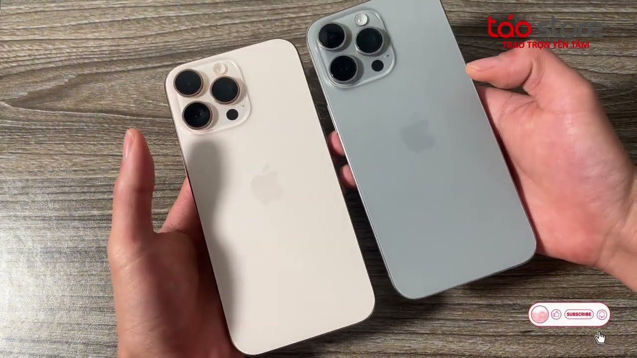So Sánh iPhone 15 Pro Max và iPhone 16 Pro Max: 2 Lựa Chọn Gần Như Không Khác Biệt | Táo Store