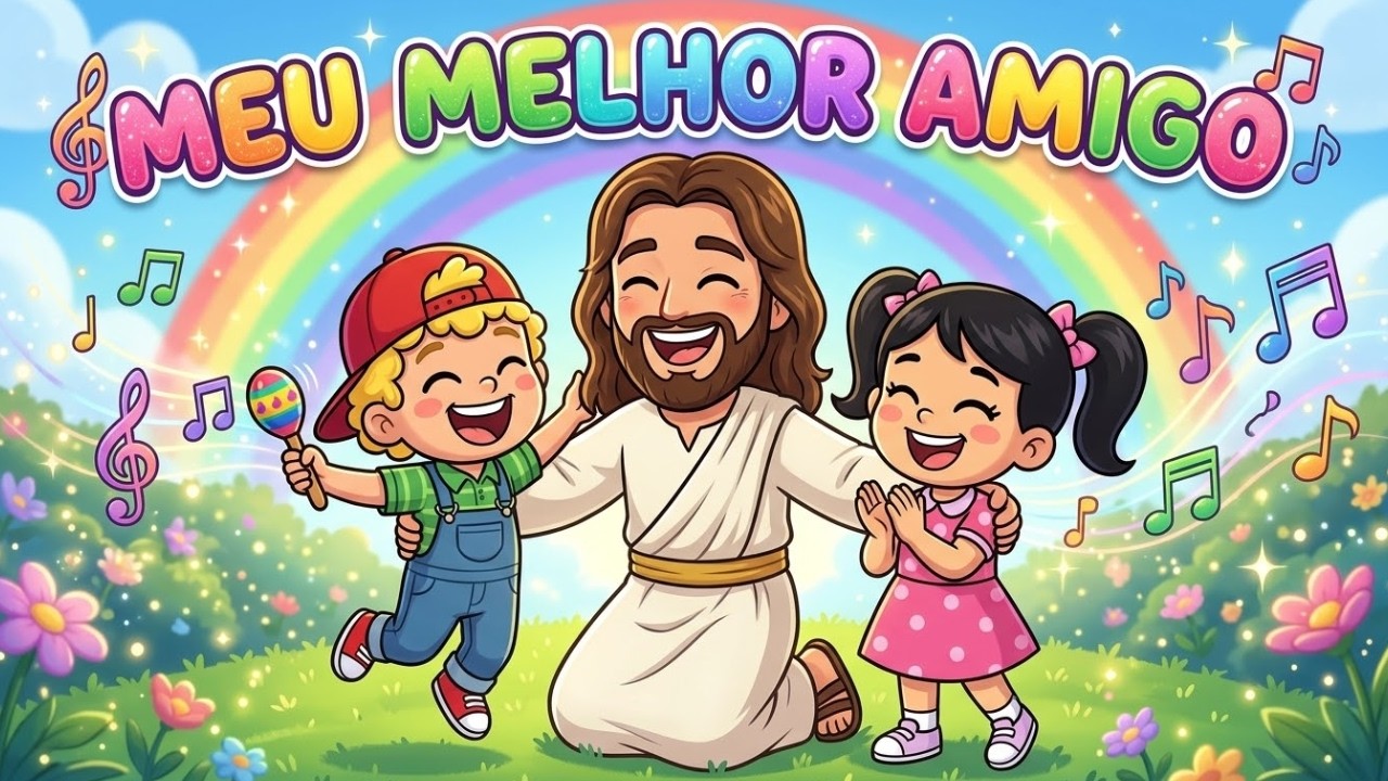 MEU MELHOR AMIGO 🎶🌼 Música Cristã Infantil | Playlist Infantil de Louvor | Música Infantil Bíblica