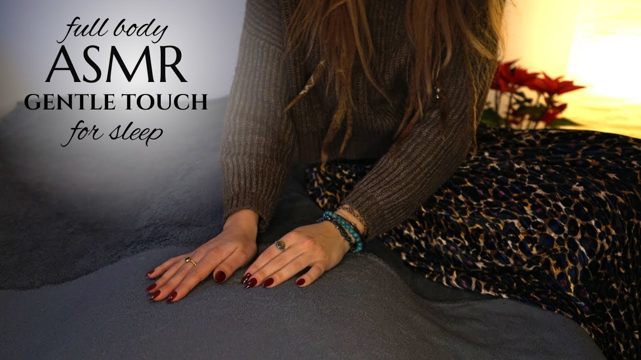 Reiki ASMR ~ Full Body Gentle Touch & Aura Cleansing for Sleep | Crinkly Blanket, No Talking
