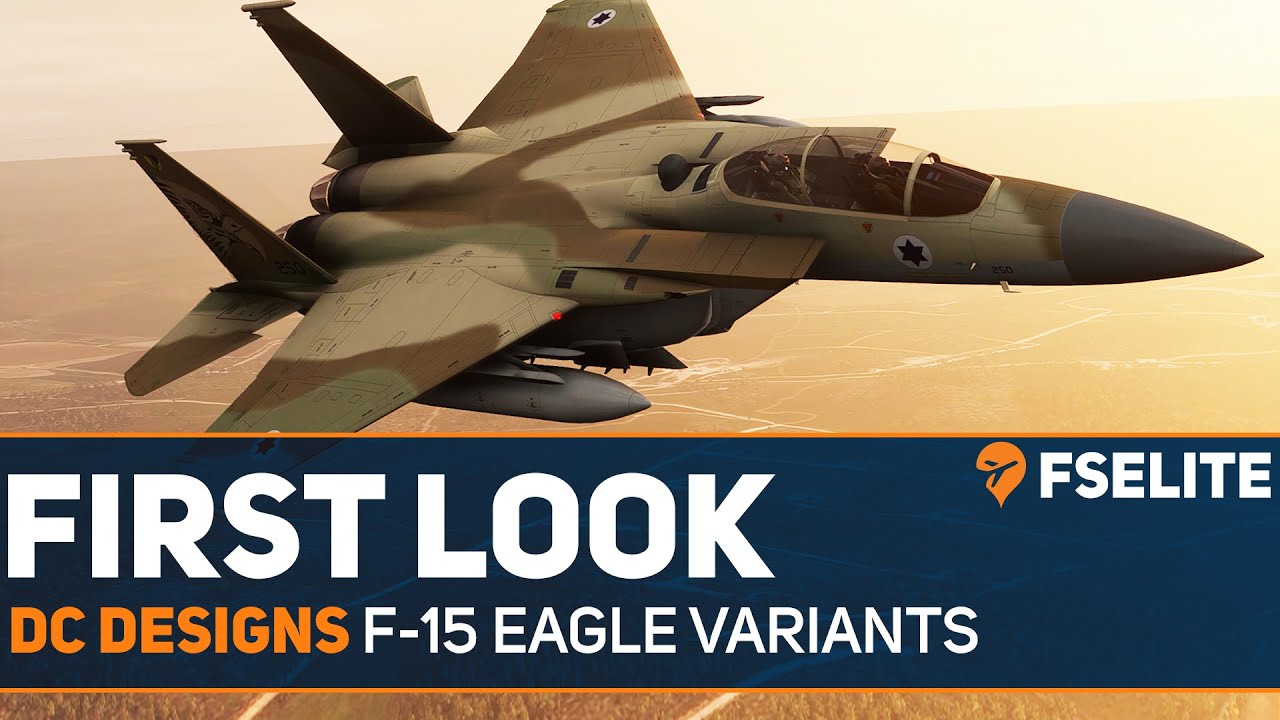 DC Designs F-15 Eagle Variants For MSFS: The FSElite First Look