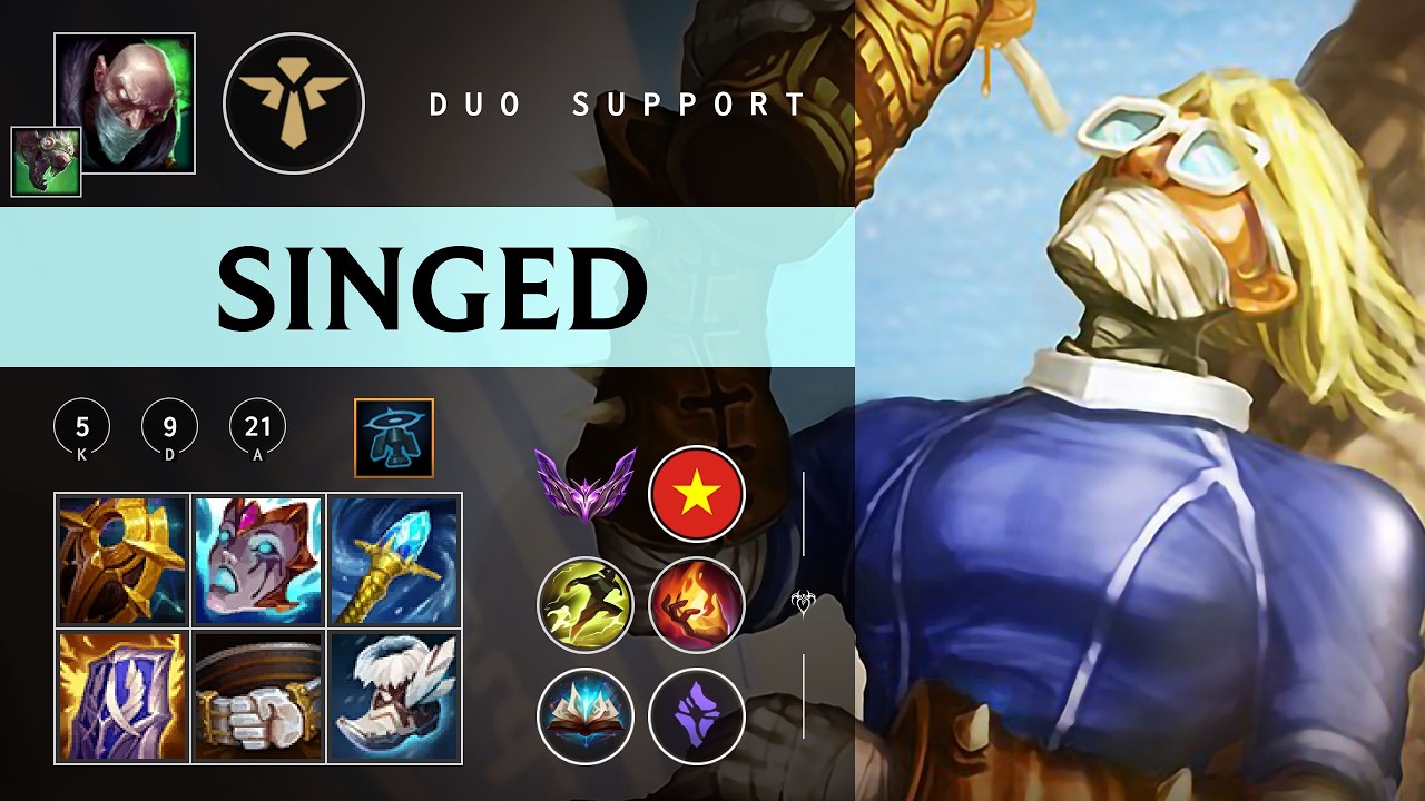 Singed Support vs Morgana - VN Master Patch 26.04